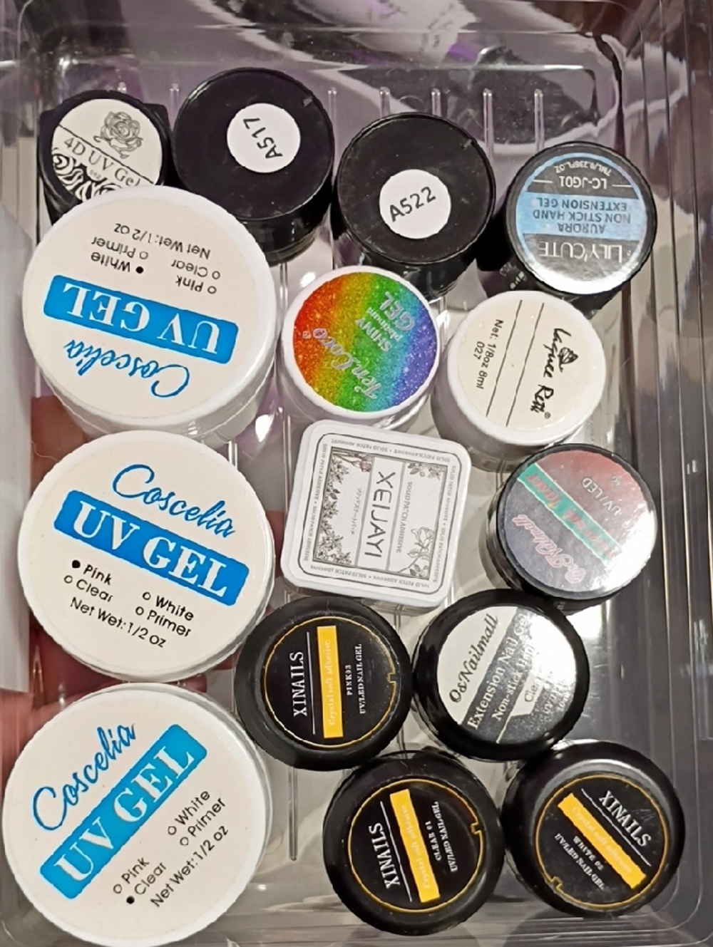 Big Lot Of Assorted UV Gel Pots - Picture 4 of 8